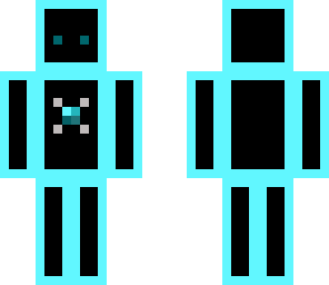 cyan glow