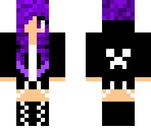 purple creeper girl