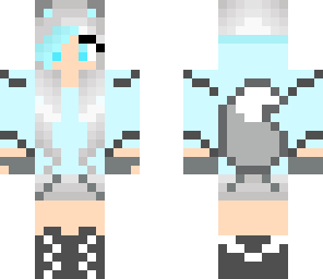 blue wolf girl
