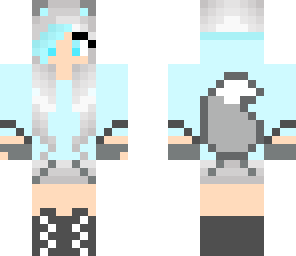 blue wolf girl 2