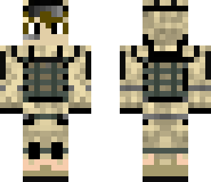 pixel army dude