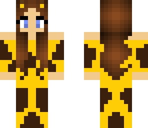 girl giraffe skin