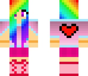 rainbow girl