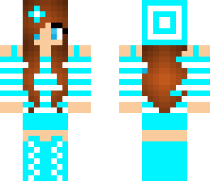 sky blue girl