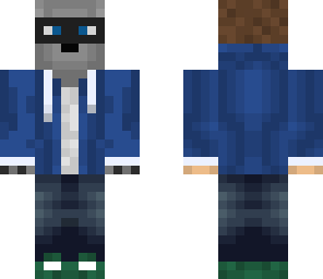 halb fertiger skin