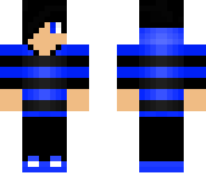 kittenslol- dylan striped jacket blue