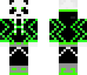 just a green panda