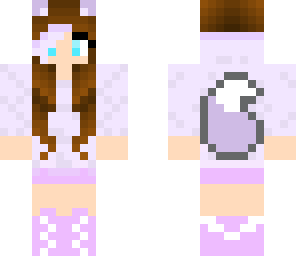 purple wolf girl