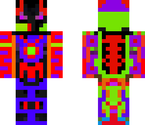 colorful ender knight