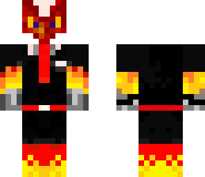 blazeiken with a suit