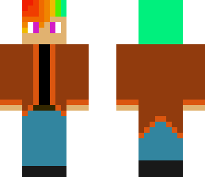 rainbow in trenchcoat
