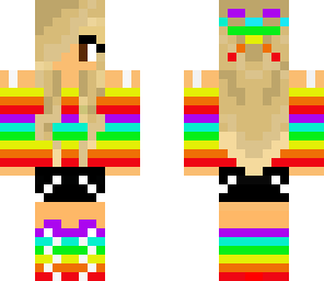 rainbow girl