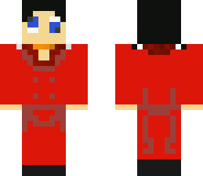 red suit man