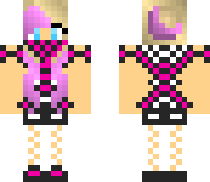 ninja girl with a half-up bun
