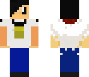 man in a shirt skin