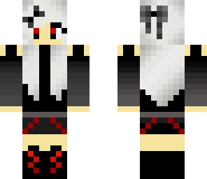 red and black ghost girl