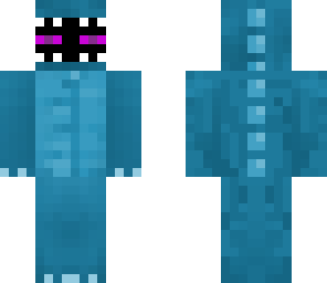 enderman in dino suit