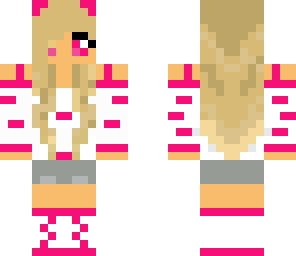 pink cat girl