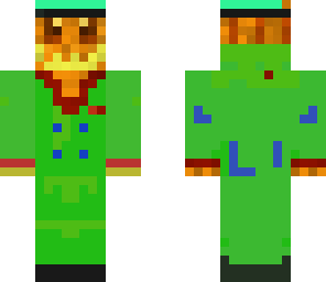 pumpkin in a suit made by max