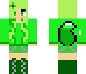 green wolf girl