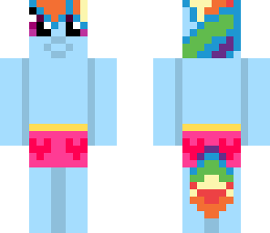 rainbow dash in boxer shorts