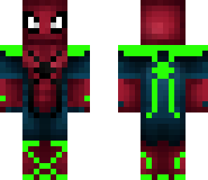 green robot spider-man