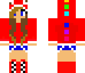 monster hoodie girl
