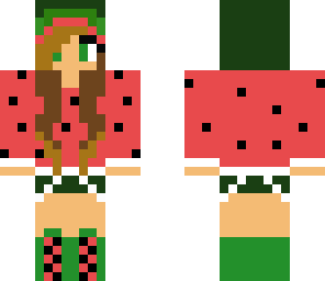 water melon hoodie girl