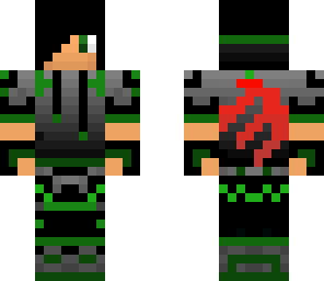 monster verde y rojo