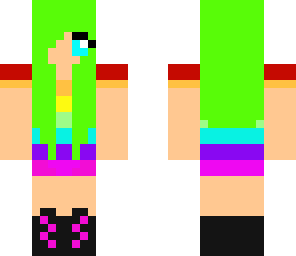 rainbow girl