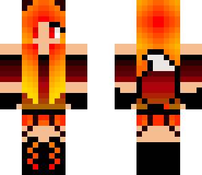 fire wolf girl
