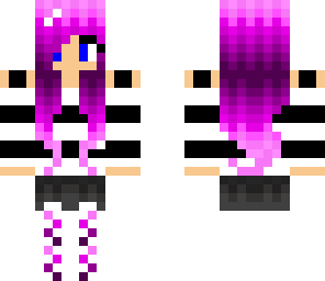 purple girl dj skin
