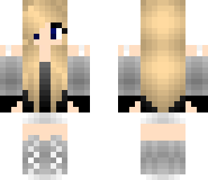 blonde simple girl skin