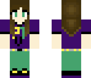 purple band girl