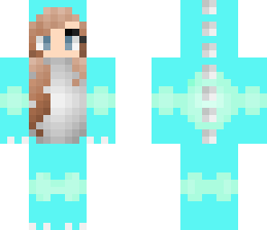 teal lime dino girl