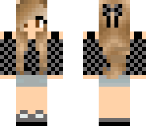 edit cute checker girl