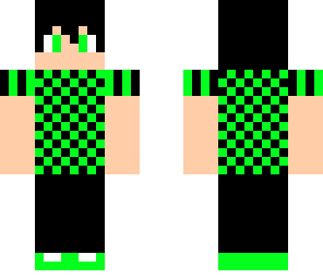 green checkered guy