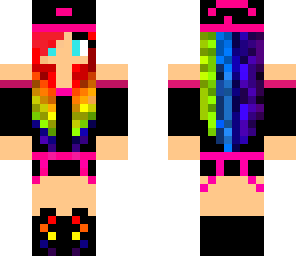 edit rainbow girl