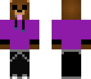purple gamer bear