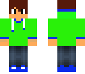 neon green cool dude