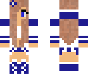 cute blue girl