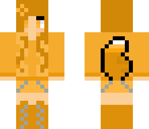 orange wolf girl