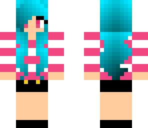 blueberry hair cute girl