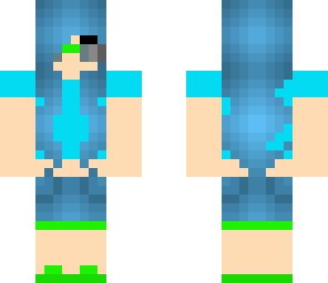 blue and green sunglasses girl