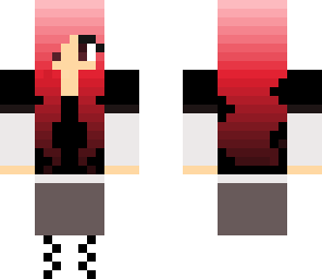 gothic girl with red hair