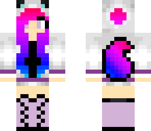 cute rainbow fox girl