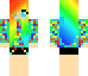 rainbow girl