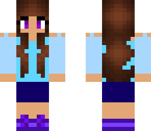 cool girl blue