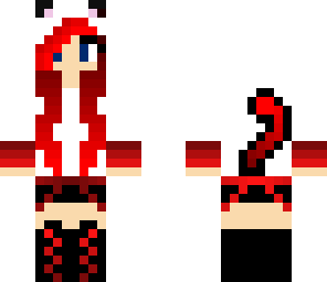cat girl red edition 