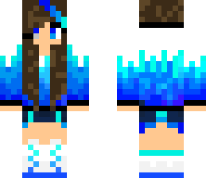 blue gamer girl